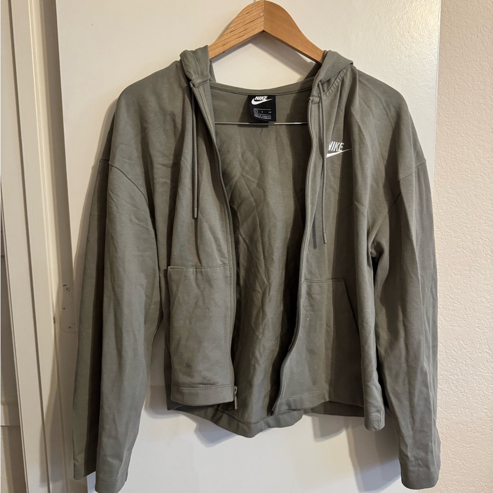 Nike zip up sweater.